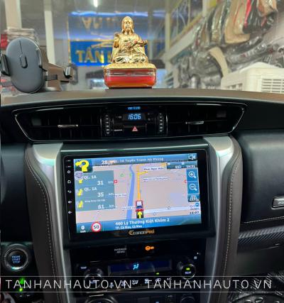 Lắp màn hình Android Ô tô V2 xe Fortuner 2022