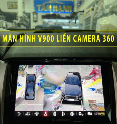 Lắp Màn Hình Android theo xe Camry 2013 + Camera 360