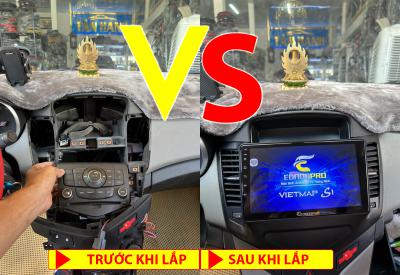 Màn hình Ô tô lắp xe Chevrolet Cruze
