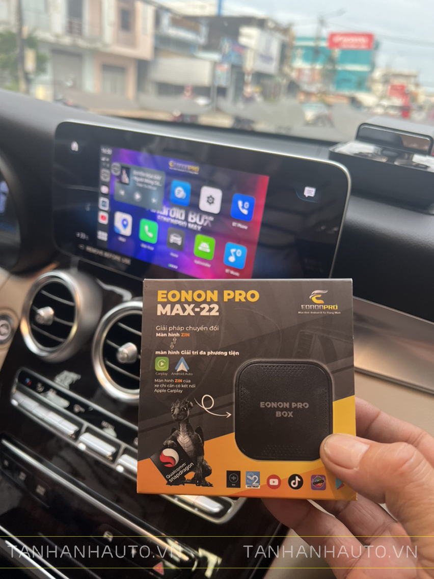 Android Box Ô tô Max 22 lắp xe Mercedes GLC-200 tại Tân Hạnh Auto - Cà Mau