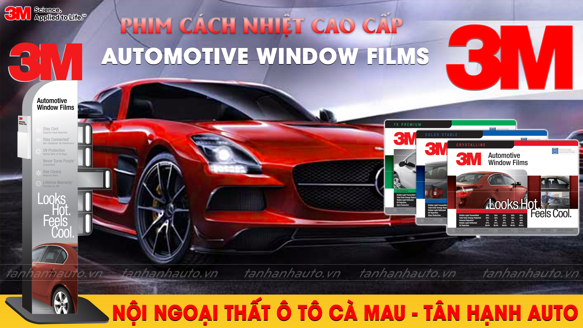 Cung cấp lắp đặt dán phim cách nhiệt Ô tô chính hãng