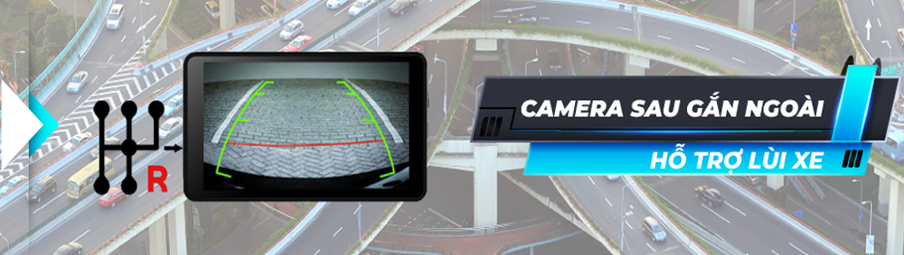 Hỗ trỗ kết nối Camera Lùi