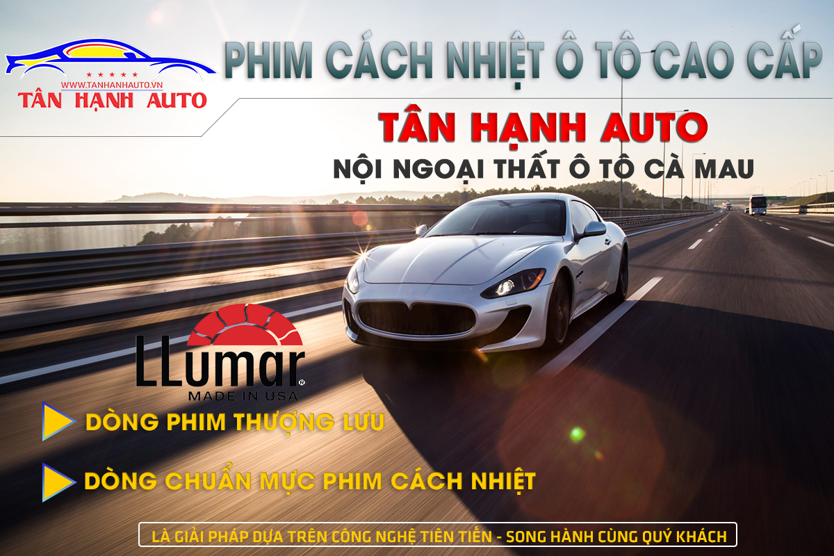 Phim cách nhiệt ô tô Lluamar chinh hãng