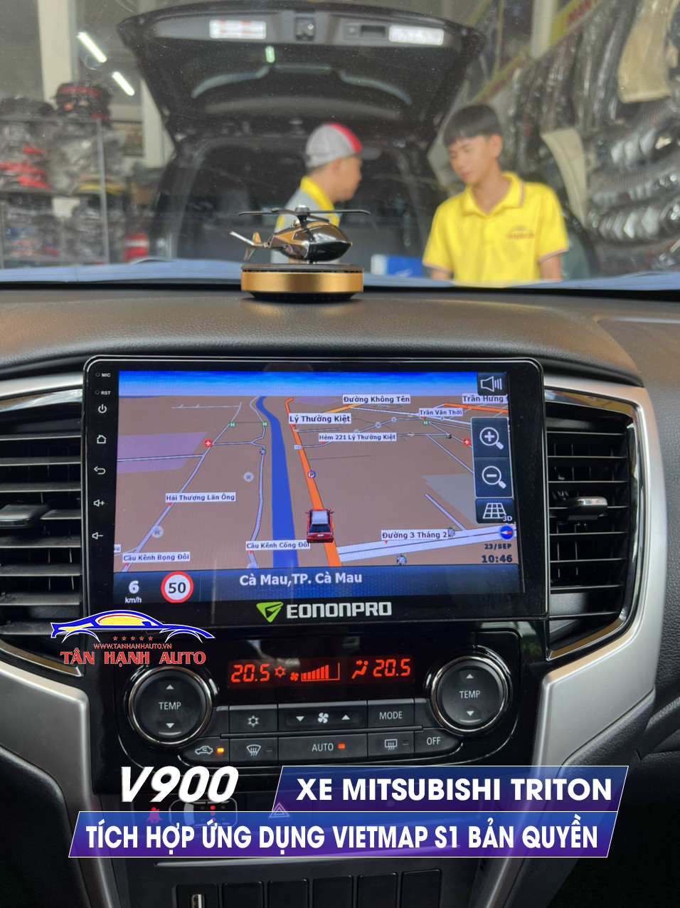 Vietmap S1 -Bản Quyền tích hợp trên màn hình V900